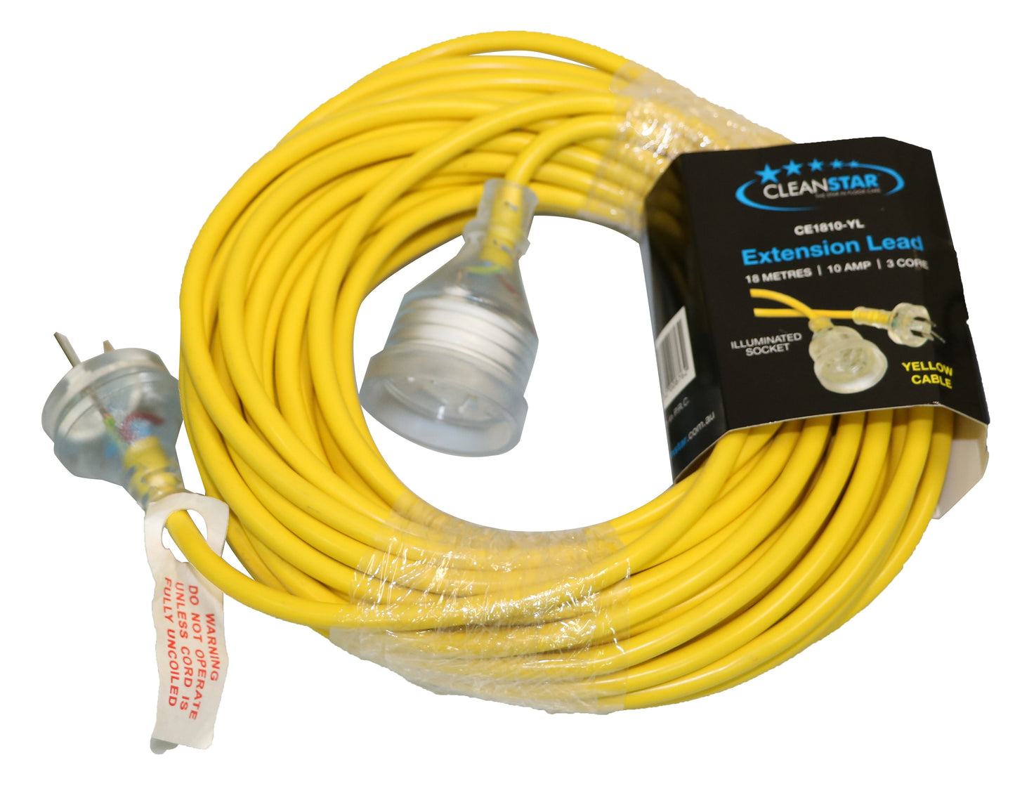 Extension Lead 18m 10amp Yellow