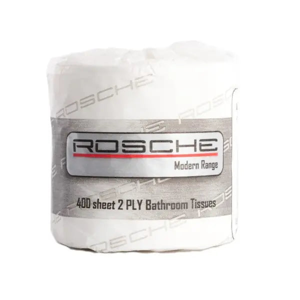 Rosche 2 Ply Toilet Paper - Bulk 48 rolls x 400 sheets
