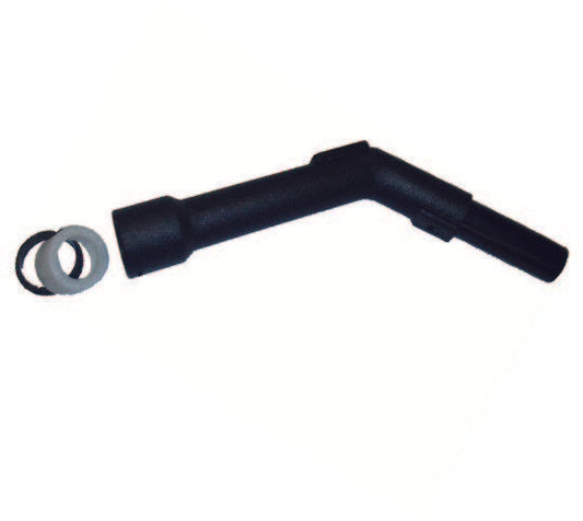 32mm PLASTIC BENT END PIECE with HUL & RING
