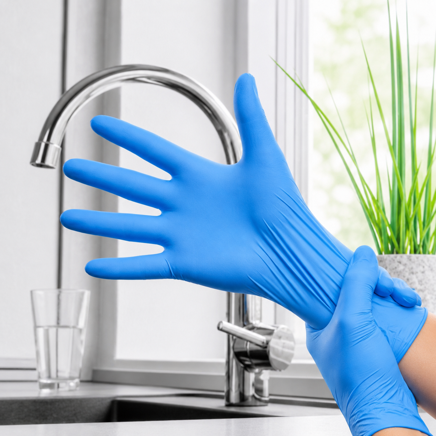 Nitrile Heavy Duty Disposable Gloves