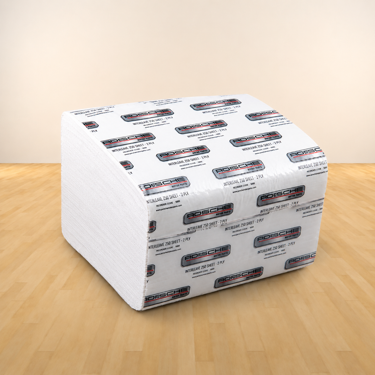 Rosche Interleave Tissue Edge Embossed 2 ply