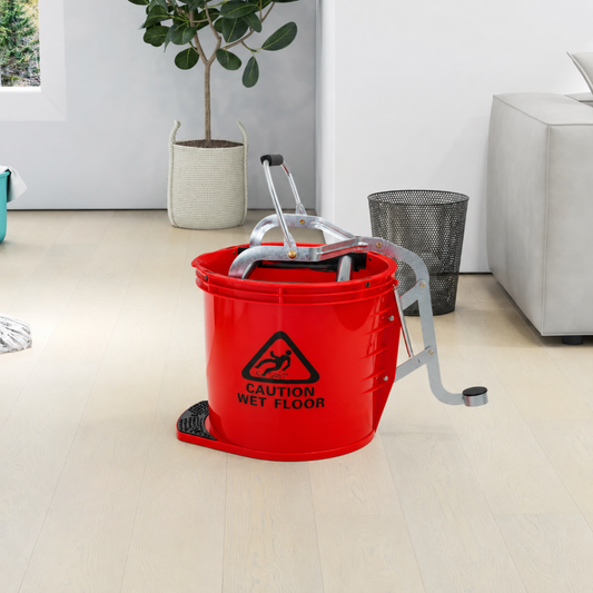 Wringer Mop Bucket Red